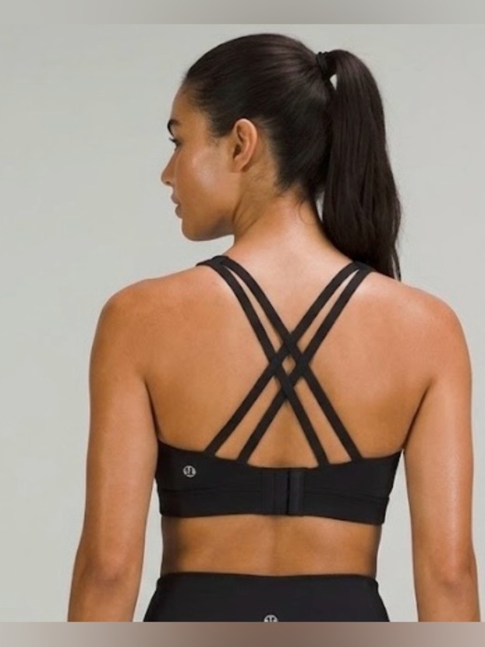 Lululemon  Women’s Energy Bra *Adjustable* Black  (2 -bra Bundle) Size 12